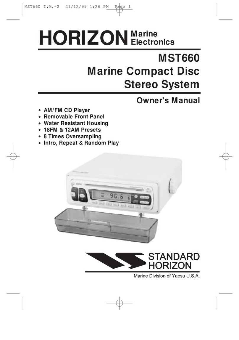 Standard Horizon MST660 owner's manual
