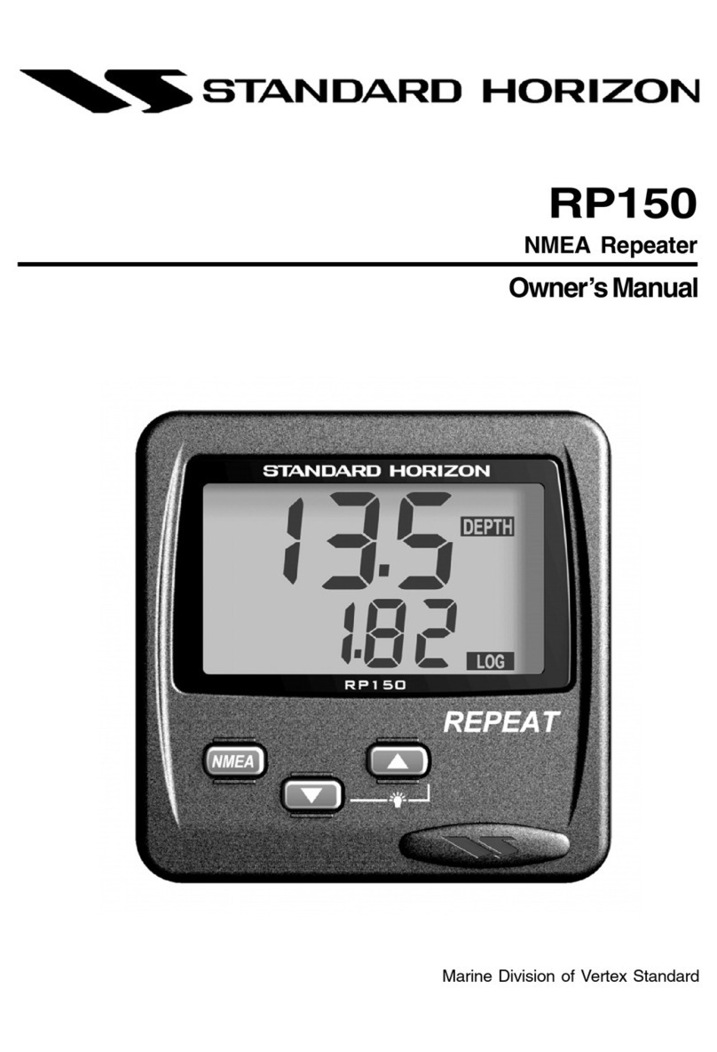 Standard Horizon RP150 owner's manual