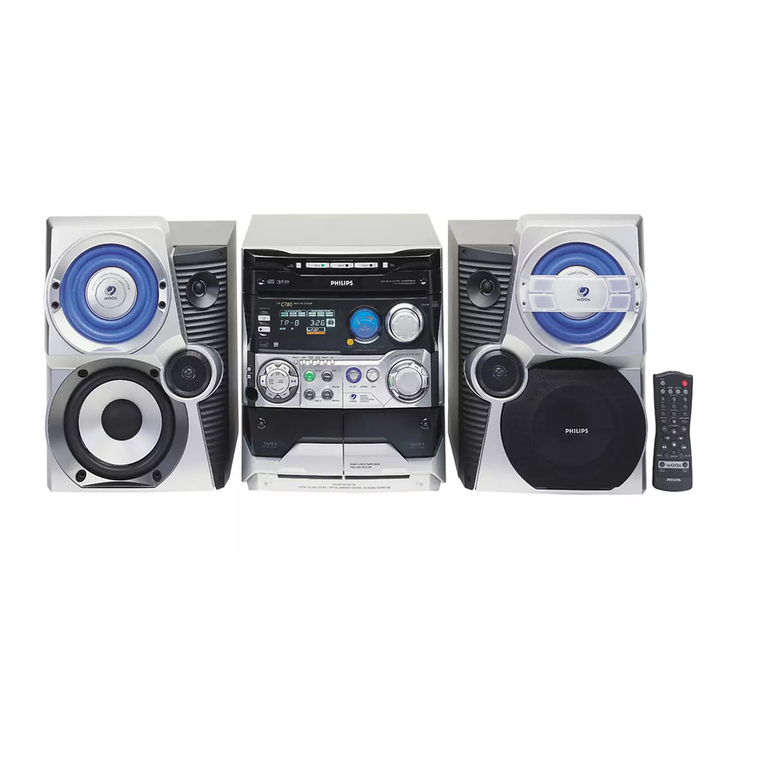 Philips FW-C780 User manual Philips FW-C780 User manual