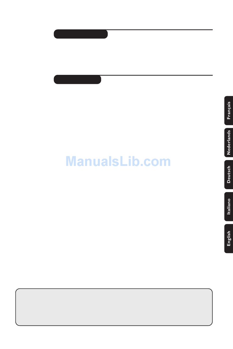 Philips 32PW8757 User manual