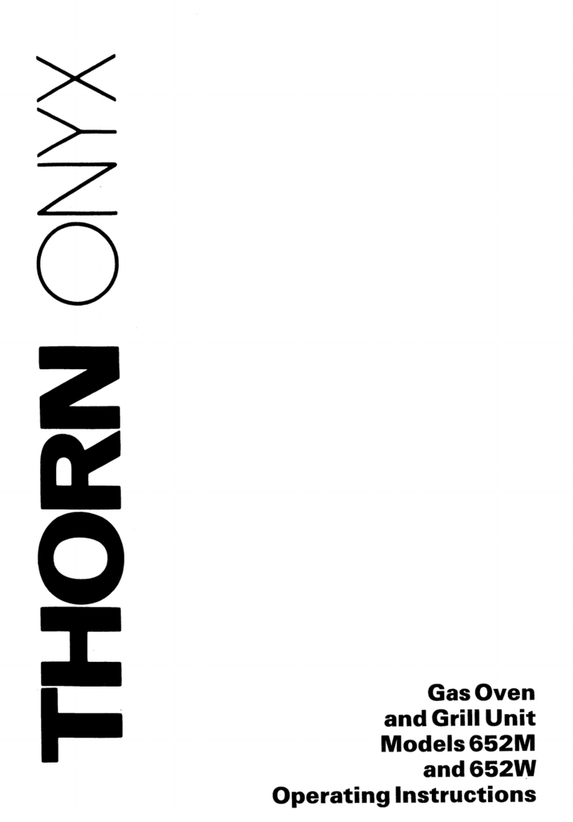Parkinson Cowan THORN ONYX 652M operating instructions