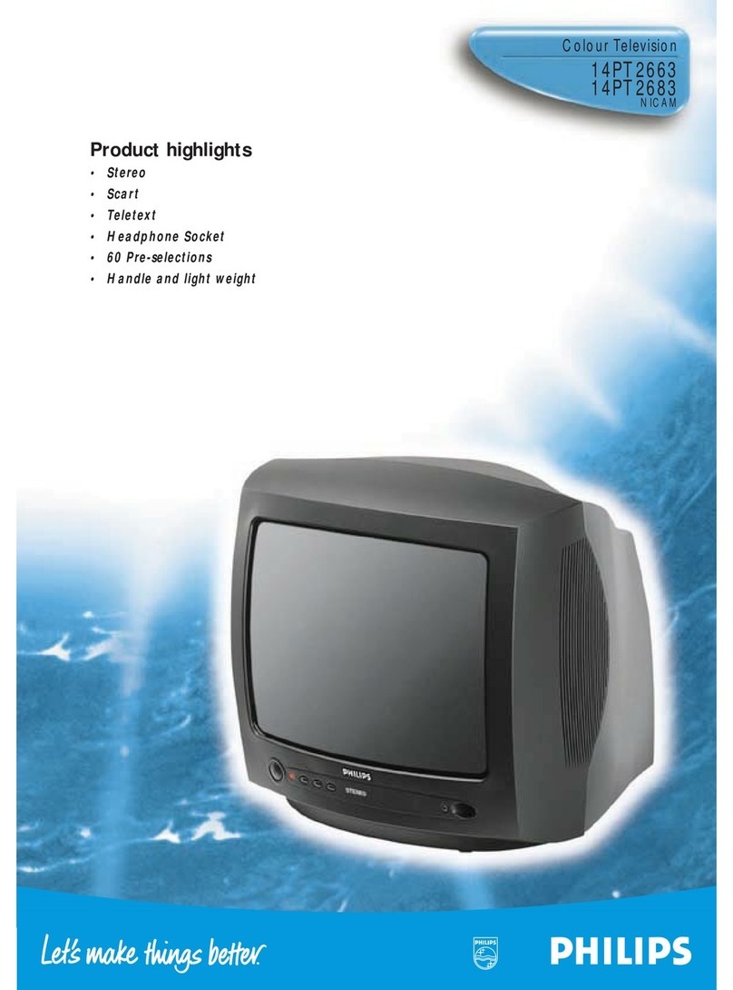 Philips 14PT2663 User manual Philips 14PT2663 User manual