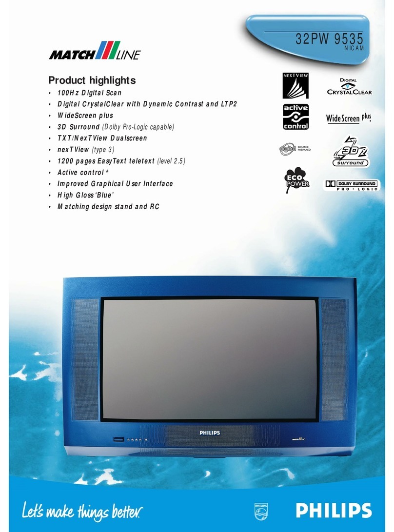 Philips Matchline 32PW9535 User manual