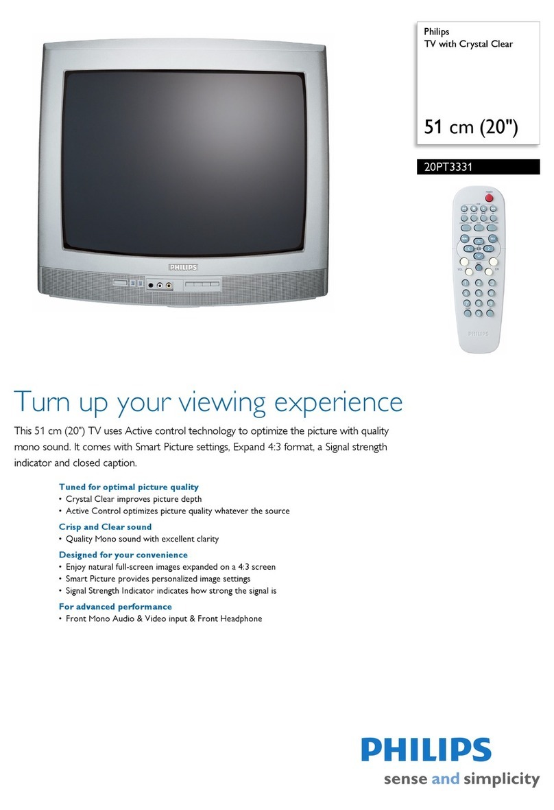 Philips 20PT3331 User manual