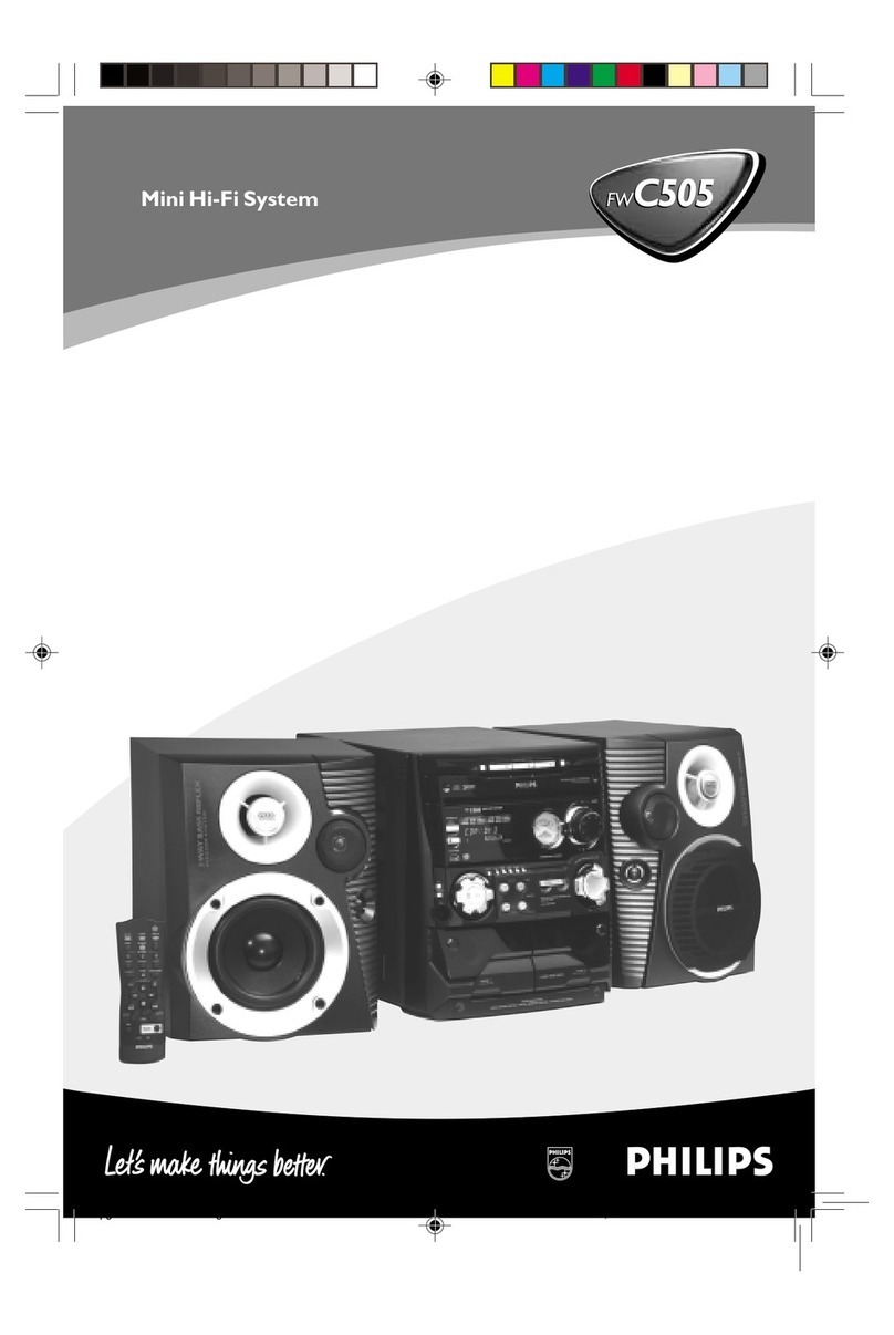 Philips FW-C505 User manual