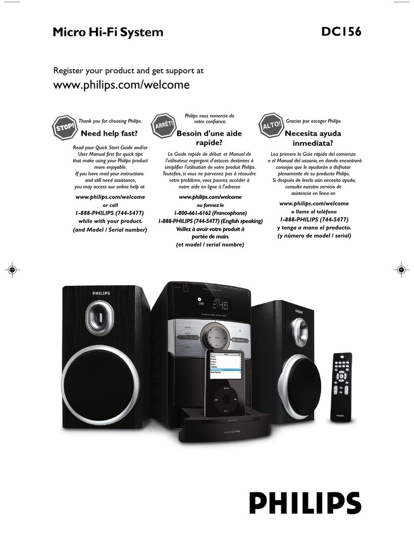 Philips DC156 user manual