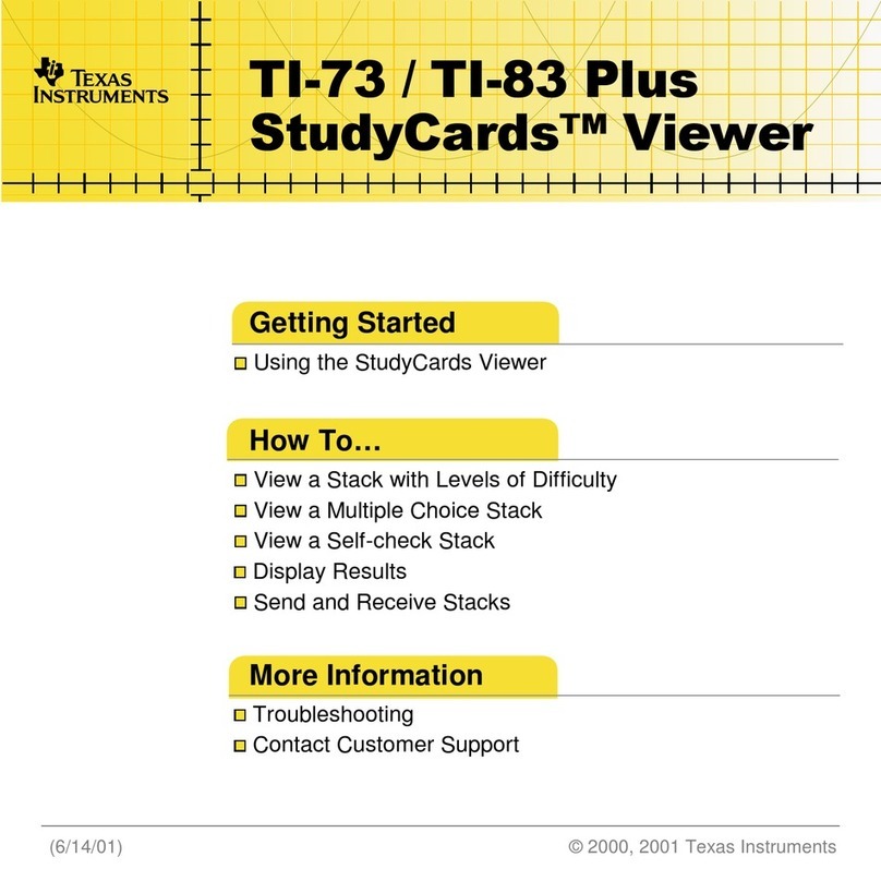 Texas Instruments TI-73 Explorer Manual Texas Instruments TI-73 Explorer Manual