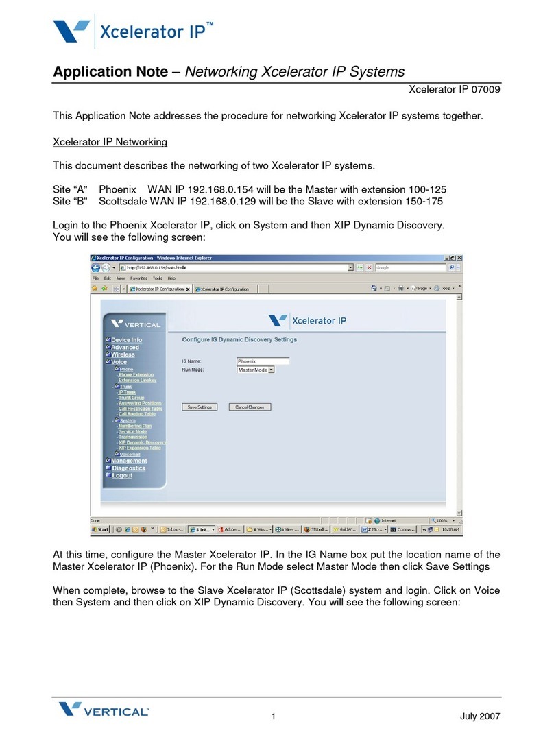 Vertical Xcelerator IP Application note Vertical Xcelerator IP Application note