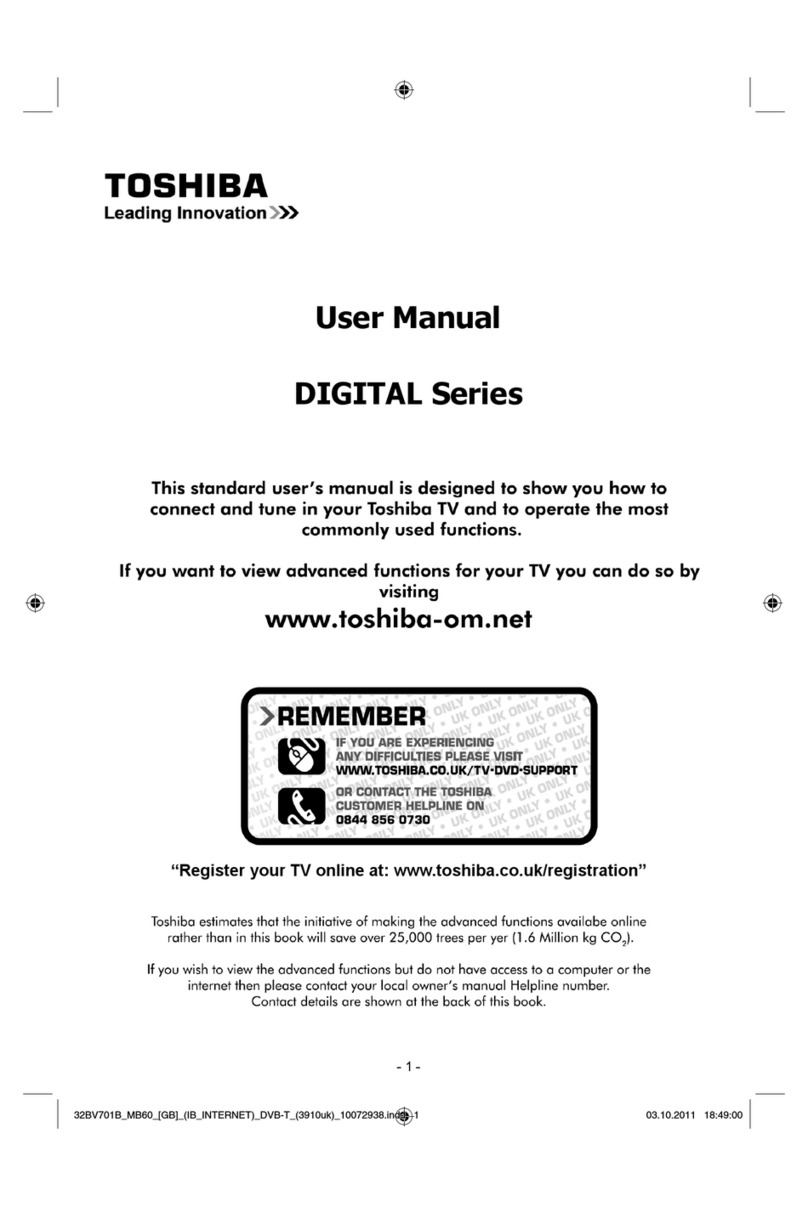 Toshiba 32BV701B user manual