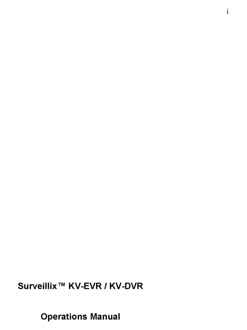 Toshiba Surveillix KV-EVR User manual