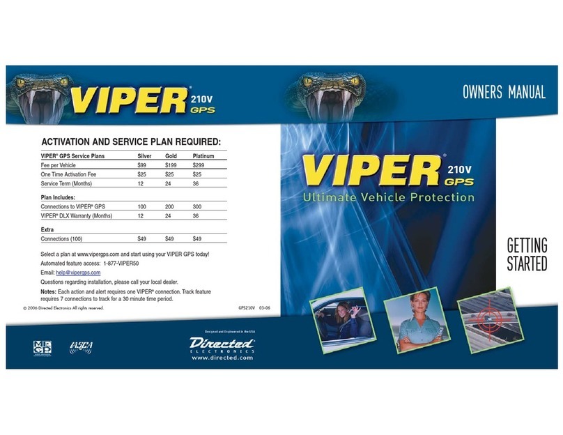 Viper 210V GPS User manual