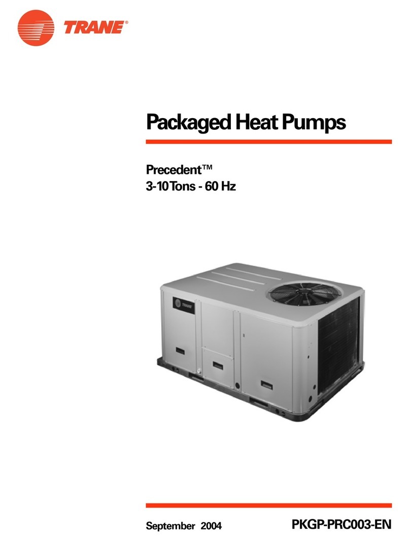 Trane Precedent PKGP-PRC003-EN User manual Trane Precedent PKGP-PRC003-EN User manual