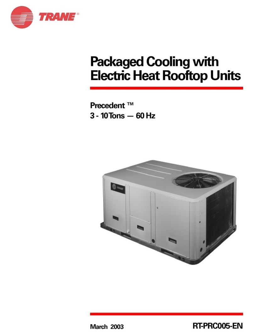 Trane Precedent RT-PRC005 user manual