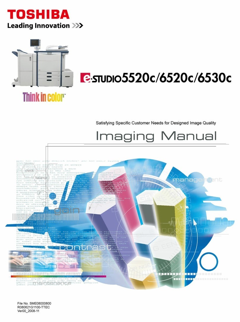 Toshiba e-STUDIO6520c User manual