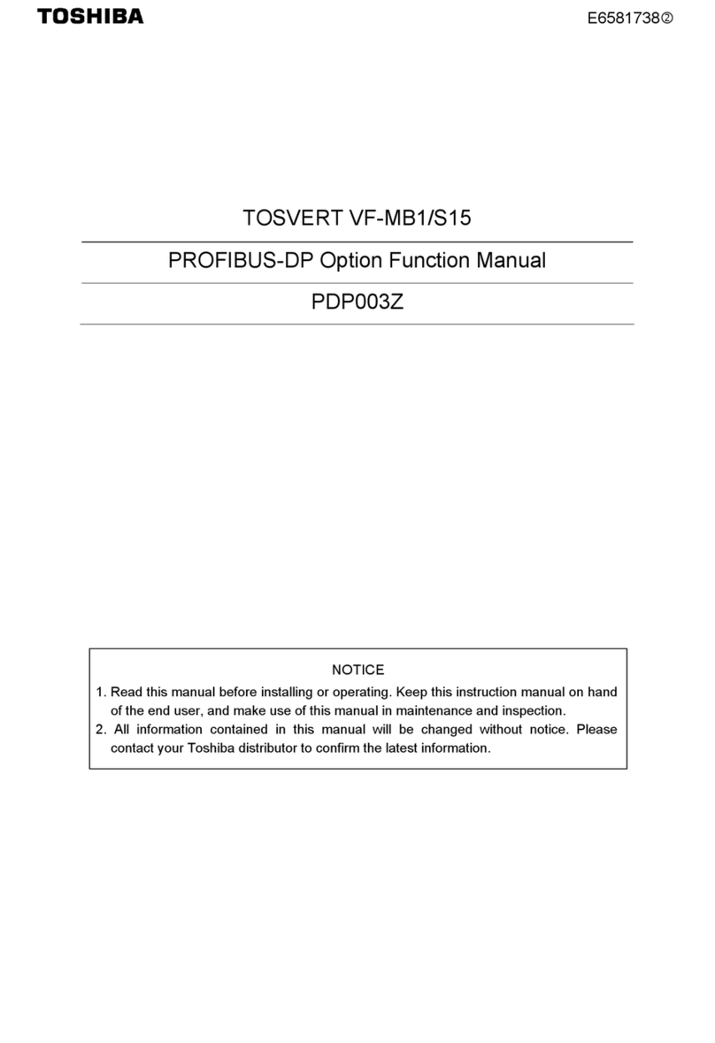 Toshiba TOSVERT VF-MB1/S15 IPE002Z Parts list manual