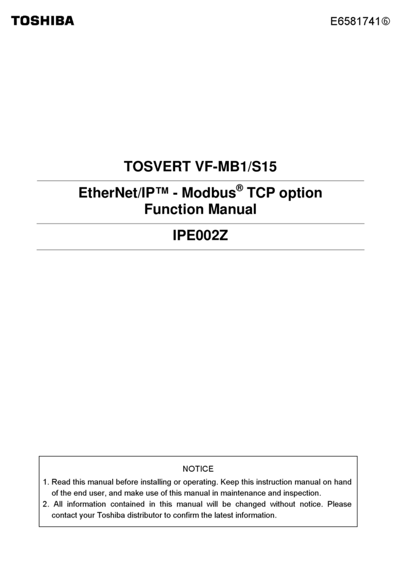 Toshiba TOSVERT VF-MB1/S15 IPE002Z Function manual