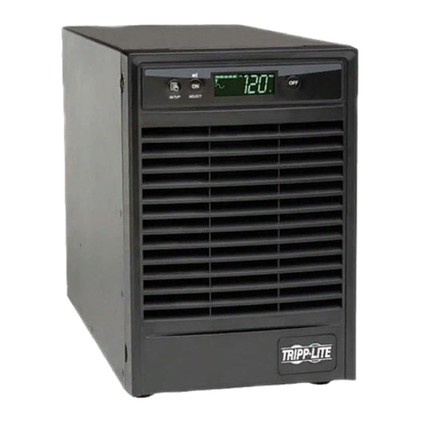 Tripp Lite SmartOnline SU1500XLCD User manual Tripp Lite SmartOnline SU1500XLCD User manual