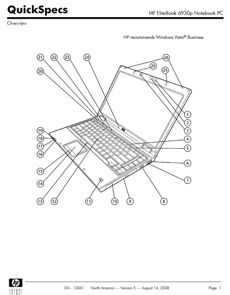 HP 6930p - EliteBook - Core 2 Duo 2.8 GHz User manual