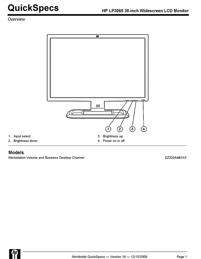 HP LP3065 User manual