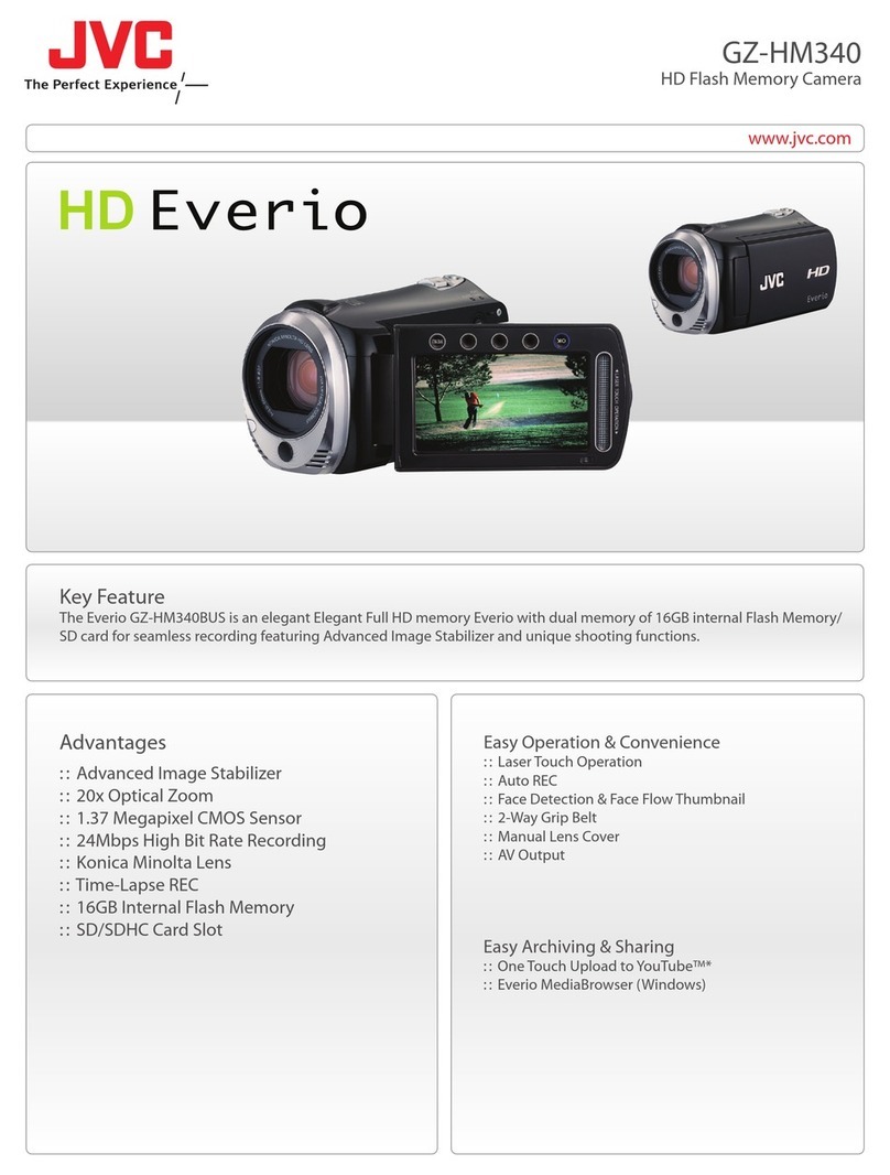 JVC HD EVERIO GZ-HM340 User manual JVC HD EVERIO GZ-HM340 User manual