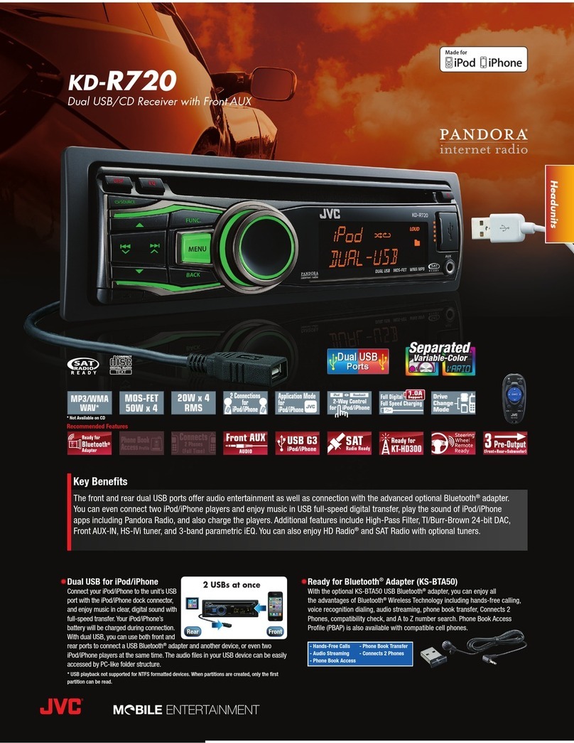JVC KD-R720 User manual