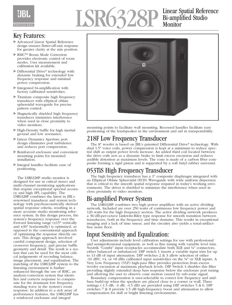 JBL LSR6328P User manual JBL LSR6328P User manual