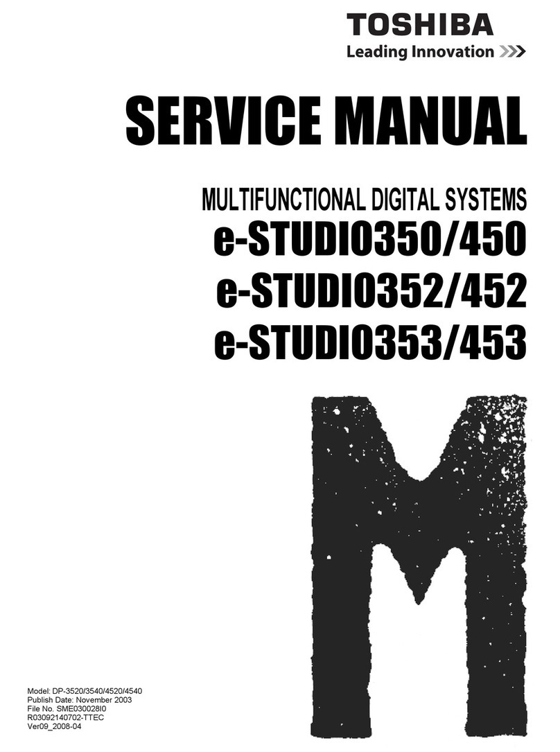 Toshiba e-STUDIO453 User manual