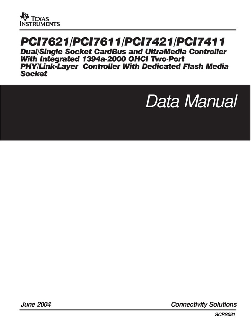 Texas Instruments PCI7621 Data manual