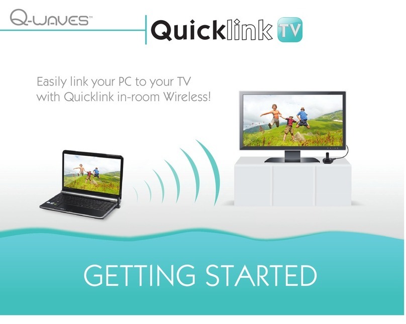 Q-Waves Quicklink TV Kit User manual