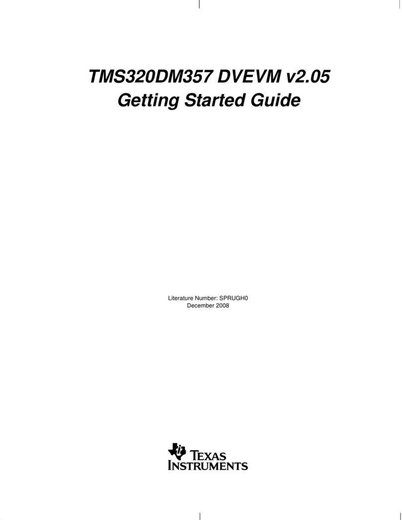 Texas Instruments TMS320DM357 Getting started guide