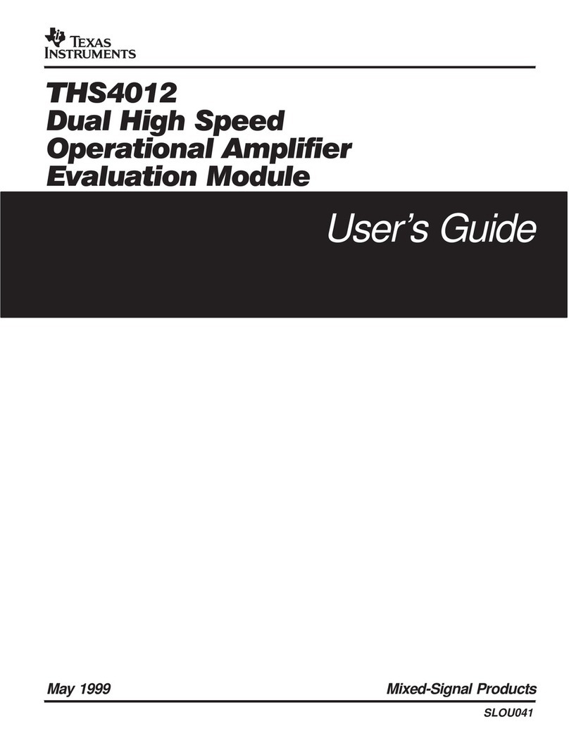Texas Instruments THS4012 User manual