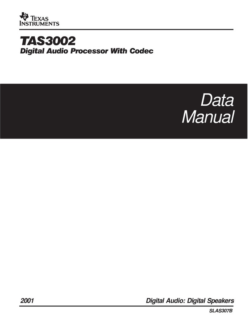Texas Instruments TAS3002 Installation and user guide