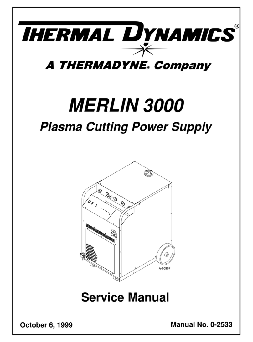 Thermal Dynamics MERLIN 3000 Service manual