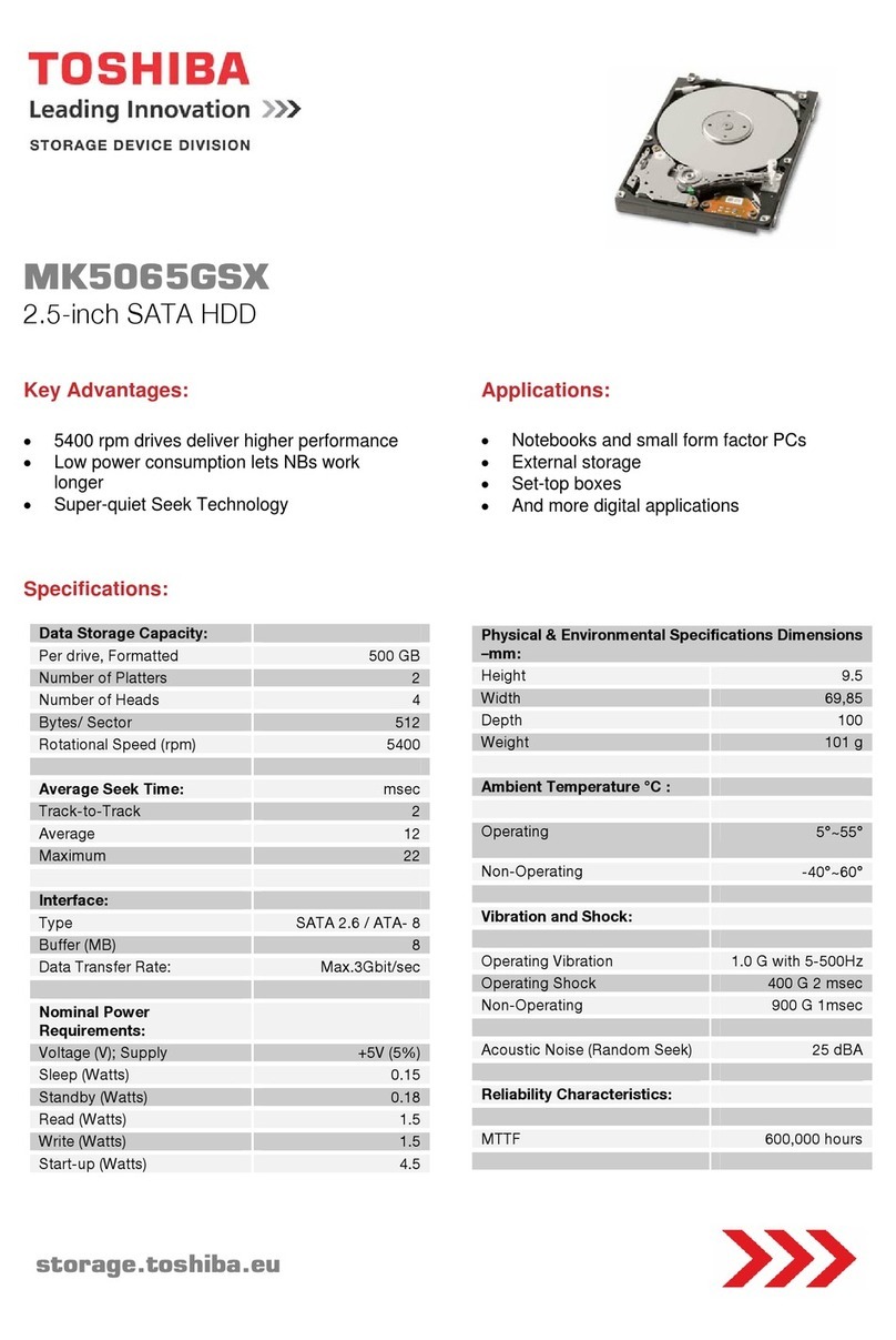 Toshiba MK5065GSX Configuration guide