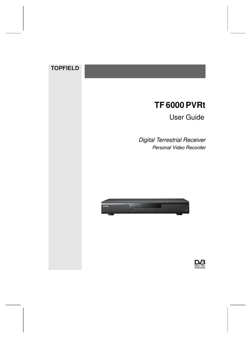 Topfield TF 6000 PVRt user guide