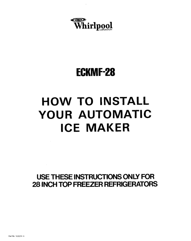 Whirlpool ECKMF-28 User manual