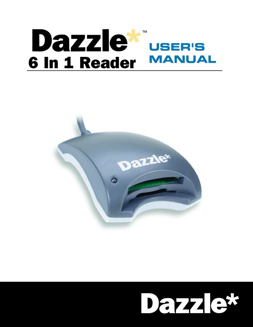 Dazzle 6 In 1 Reader user manual