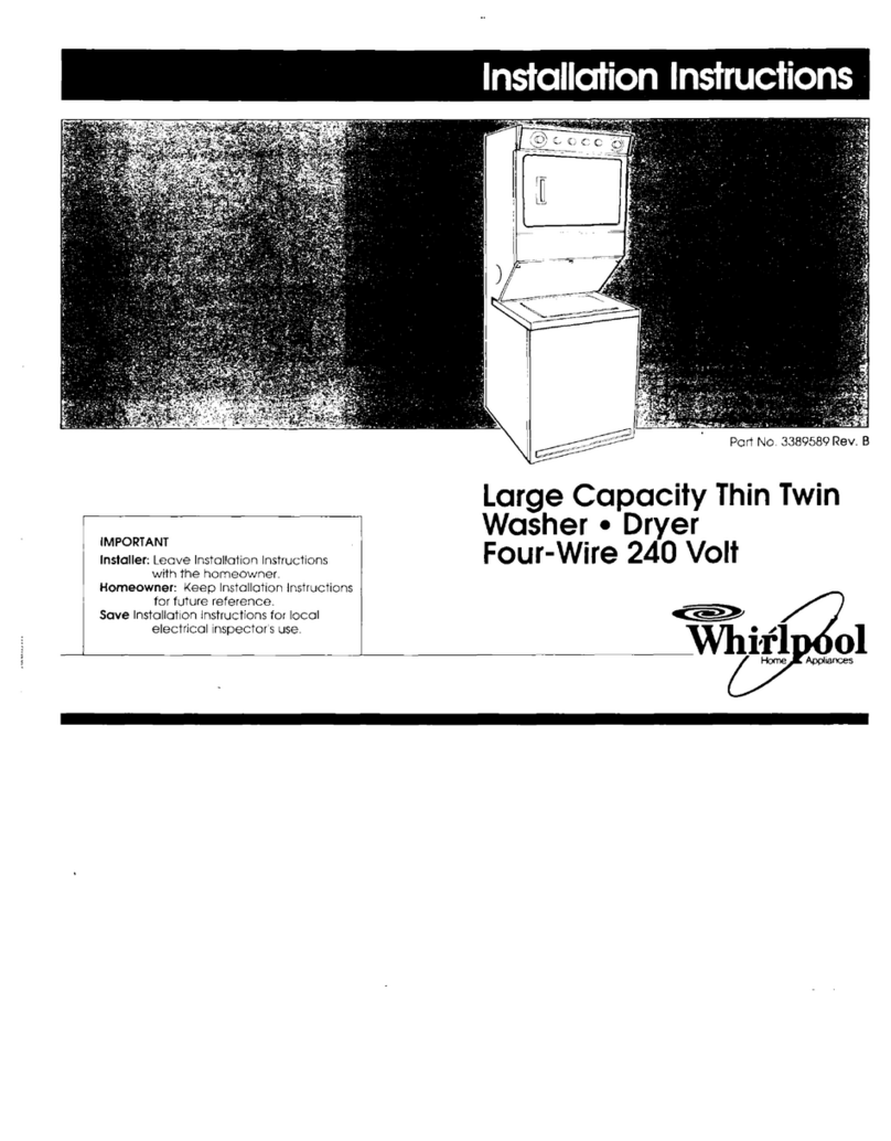 Whirlpool 3389589 User manual
