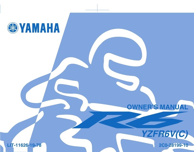 Yamaha YZFR6V(C) User manual