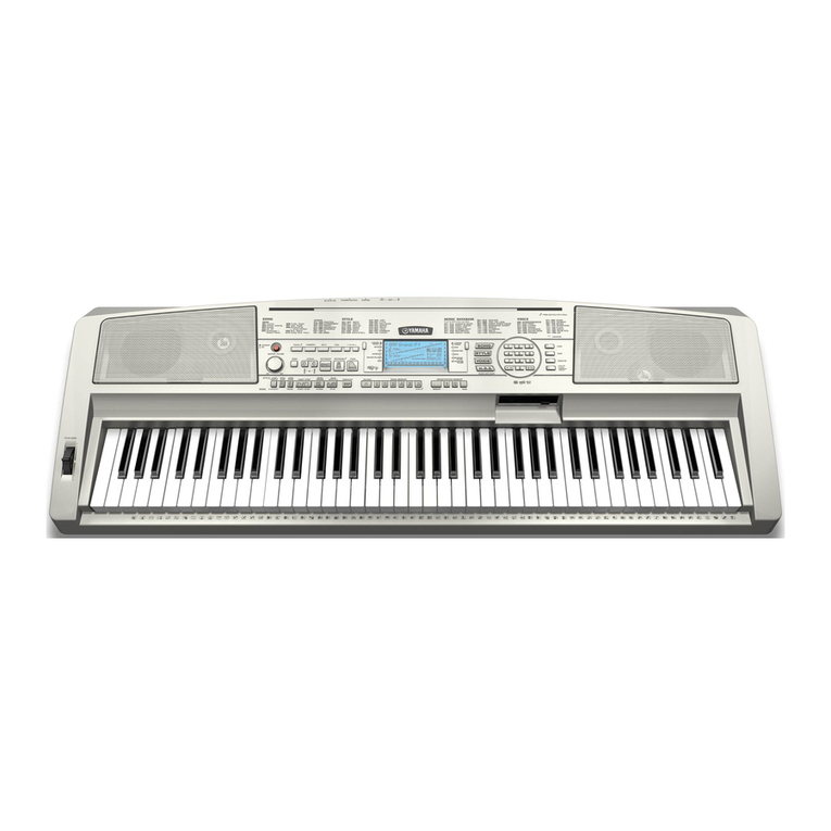 Yamaha Portable Grand DGX-500 owner's manual