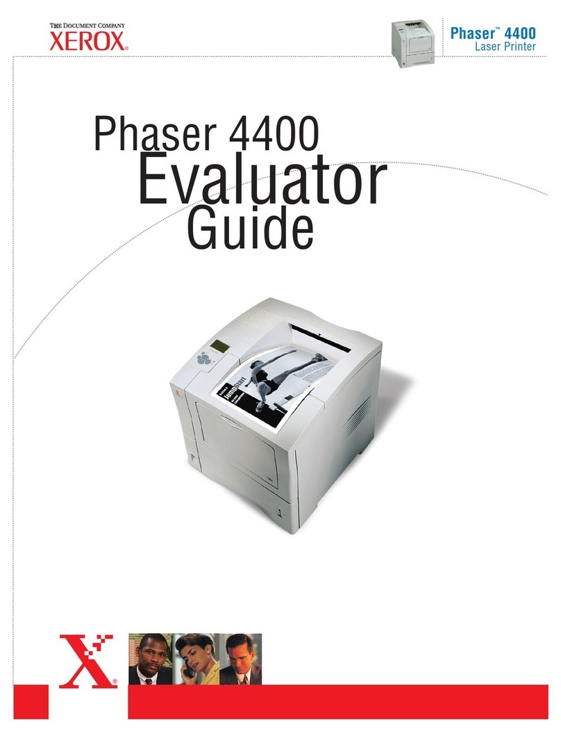 Xerox Phaser 4 400 User manual