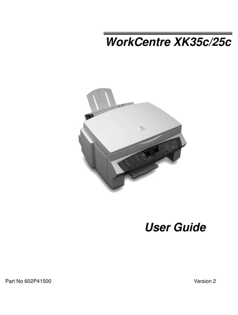 Xerox WorkCentre XK35c User manual