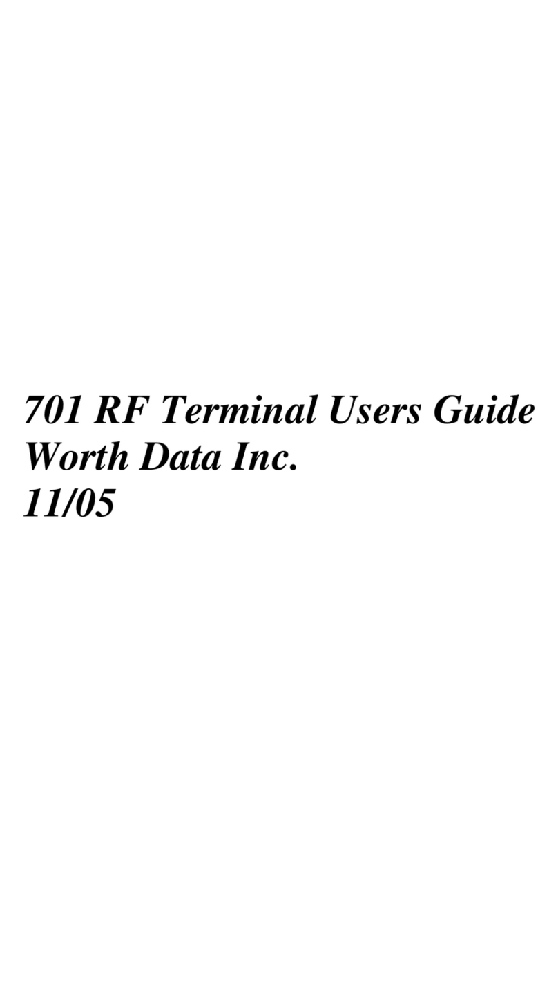 Worth Data 701 RF user guide