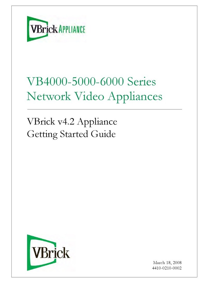 VBrick Systems VB6000 Series Getting started guide