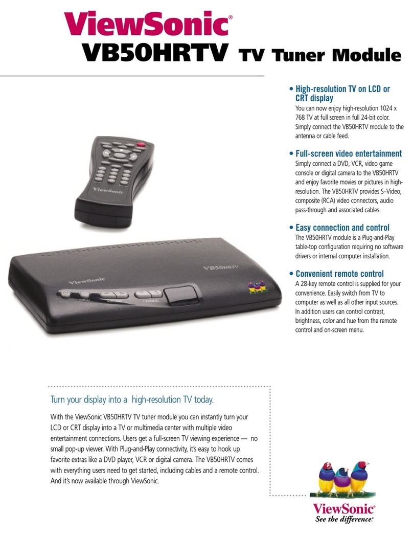 ViewSonic VB50HRTV specification