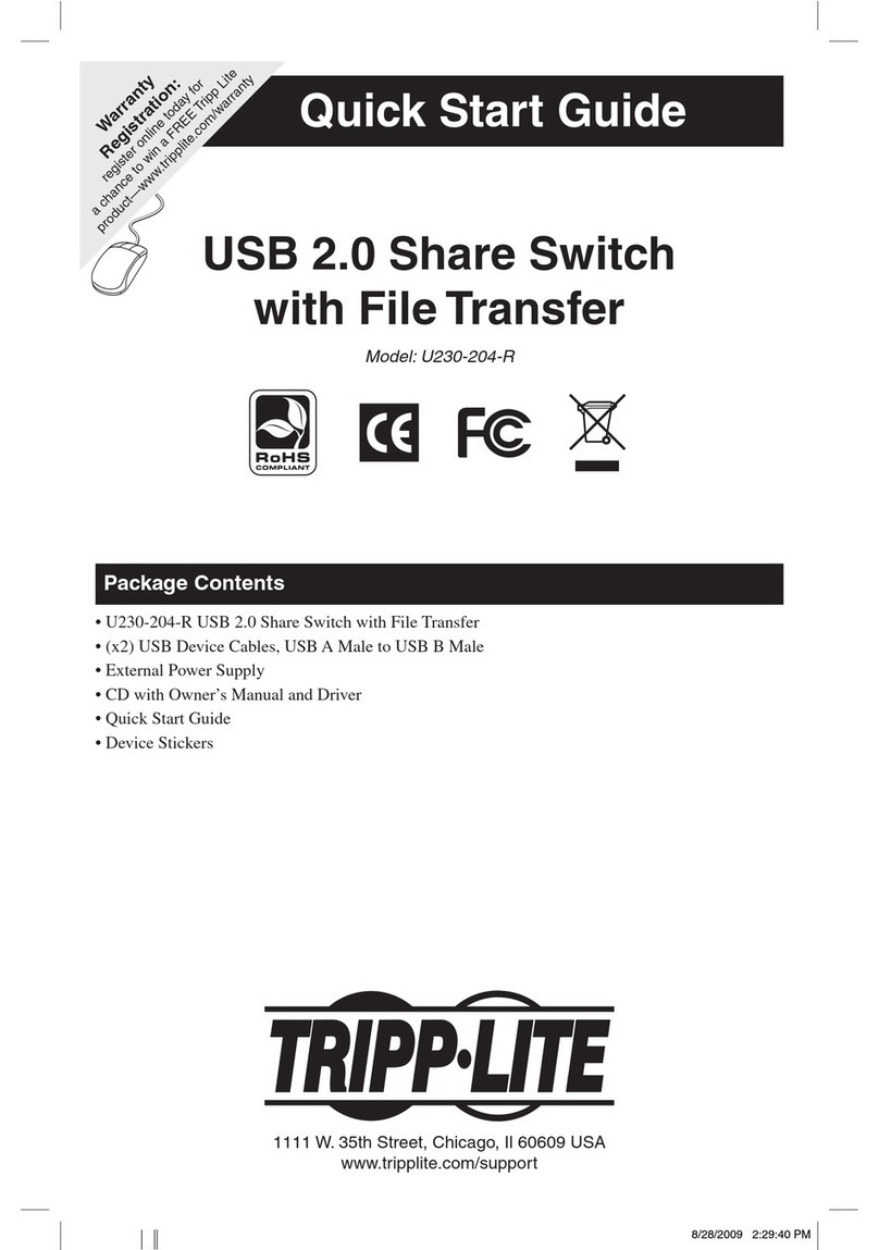Tripp Lite U230-204-R User manual