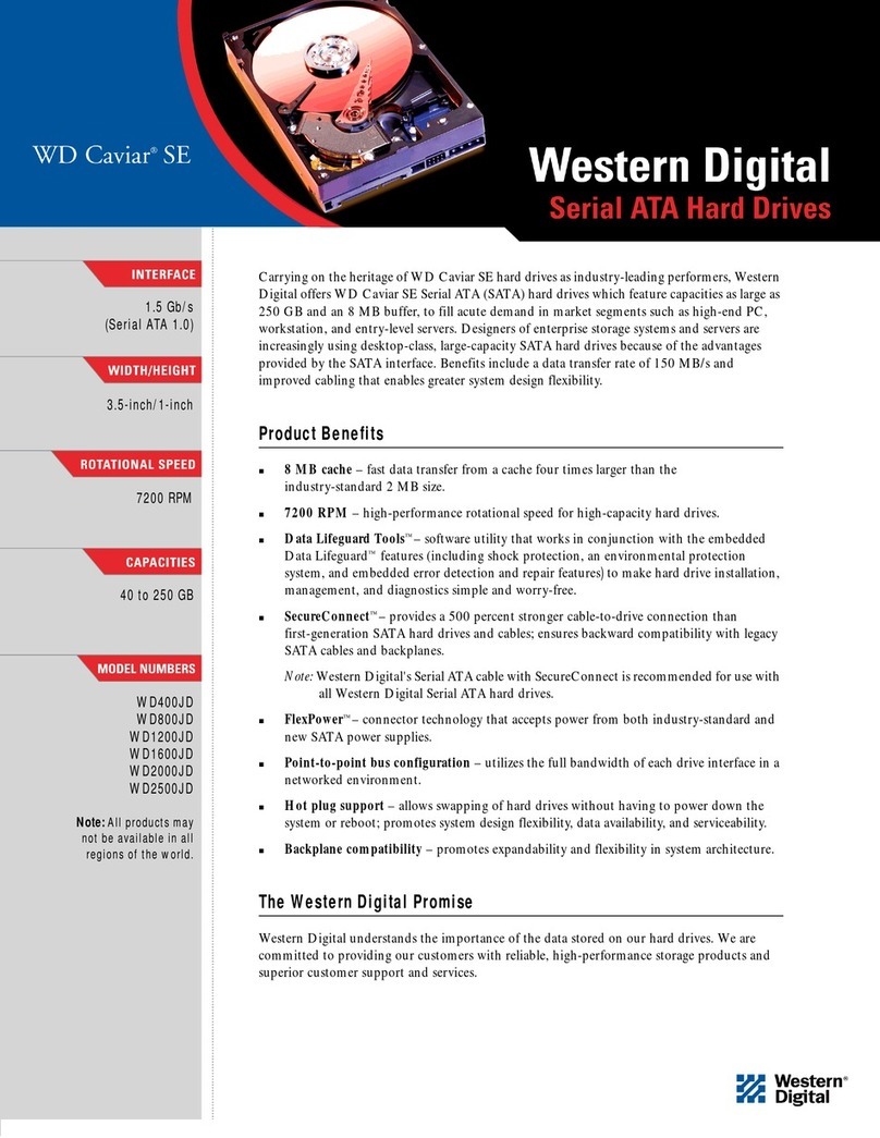 Western Digital Caviar WD2000JD Operation manual Western Digital Caviar WD2000JD Operation manual