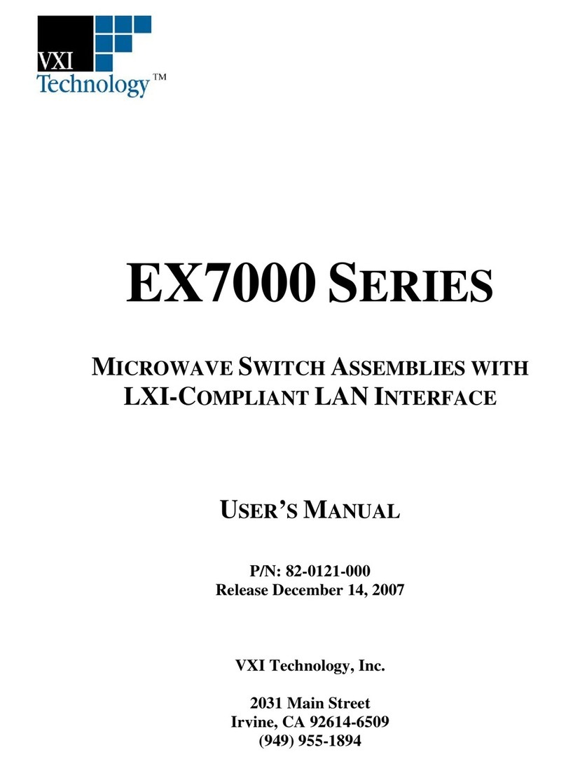 VXI EX7000 SERIES User manual