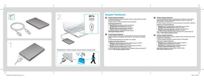 Seagate Slim STCD500100 quick start guide Seagate Slim STCD500100 quick start guide