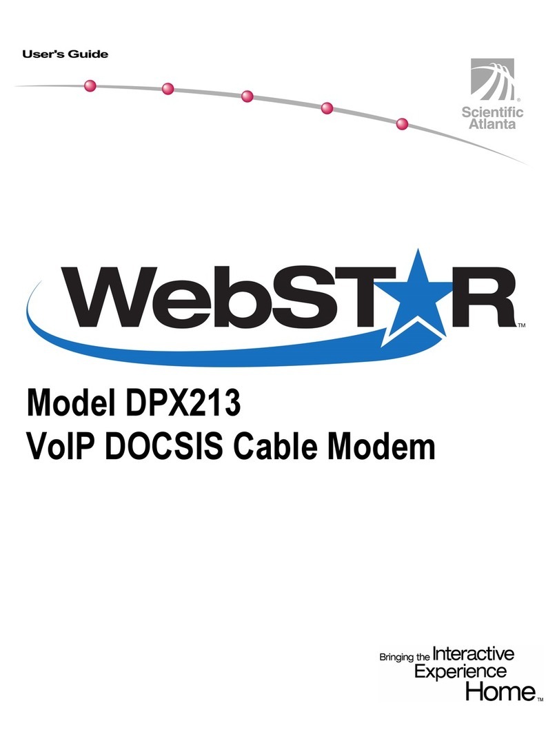 Scientific Atlanta WebSRTAR DPX213 user guide